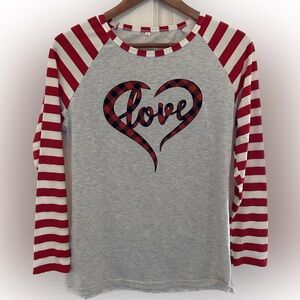 Women’s Valentine Long-Sleeve T-Shirt, Small, NWOT